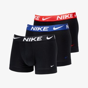 Boxerky Nike Dri-FIT Essential Micro Trunk 3-Pack Black/ Iren Red WB/ Deep Royal WB/ Black WB S