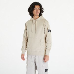 Mikina Calvin Klein Jeans Badge Hoodie Beige L