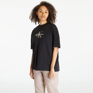 Tričko Calvin Klein Jeans Cotton Monogram T-Shirt Black XS