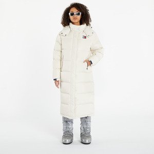 Kabát Tommy Jeans Alaska Long Puffer Beige S