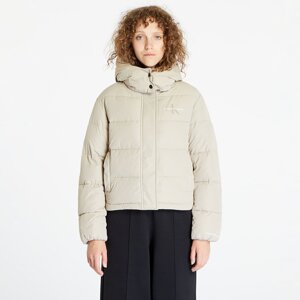 Bunda Calvin Klein Jeans Monologo Non Down Sherpa Jacket Plaza Taupe M