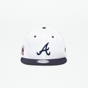 Kšiltovka New Era Atlanta Braves White Crown Patch 9Fifty Snapback Cap Optic White/ Navy M-L