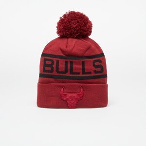 Čepice New Era Chicago Bulls Tonal Jake Bobble Knit Beanie Dark Red Universal