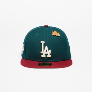 Kšiltovka New Era Los Angeles Dodgers Ws Contrast 59Fifty Fitted Cap New Olive/ Optic White 7 1/8