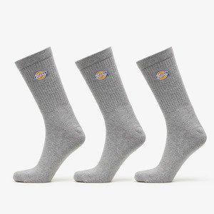 Ponožky Dickies Valley Grove Sock 3-Pack Grey Melange 39-42