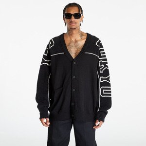 Svetr Y-3 Graphic Knit Cardigan Black XL