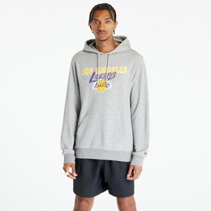 Mikina New Era Team Script Hoody Los Angeles Lakers Heather Gray/ A Gold M