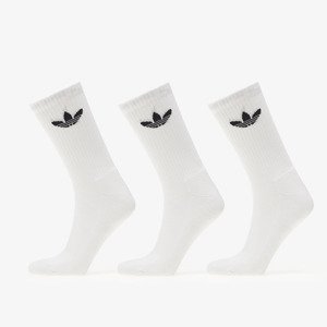Ponožky adidas Trefoil Cushion Crew Socks 3-Pack White L
