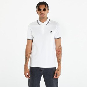 Tričko FRED PERRY Twin Tipped Short Sleeve Tee White M