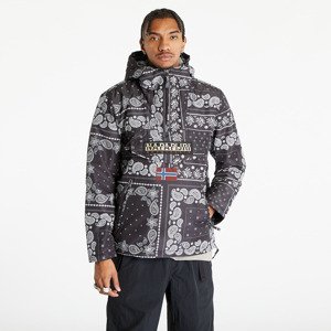 Bunda Napapijri Rainforest Regular Fit Half-Zip Jacket Black Aop L