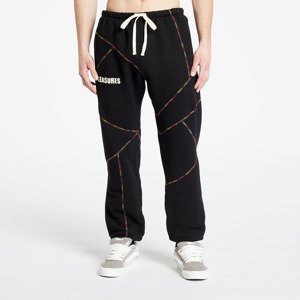 Tepláky PLEASURES Vein Sweatpants Black M