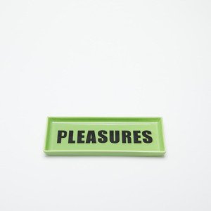 PLEASURES Pleasures Ceramic Tray Green Universal