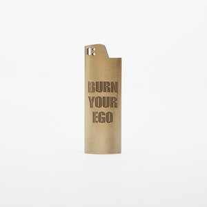 PLEASURES Ego Lighter Case Brass Universal