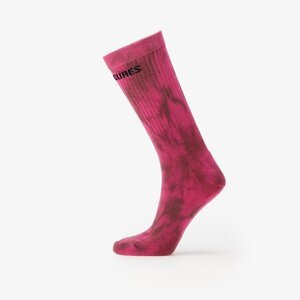 Ponožky PLEASURES Indie Dye Socks Pink Universal