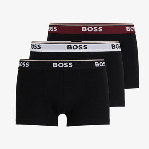 Boxerky Hugo Boss Power 3-Pack Trunk Black L