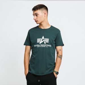 Tričko Alpha Industries Basic Tee Navy Green S