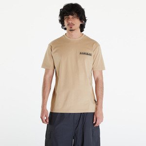 Tričko Napapijri Kotcho Short Sleeve T-Shirt Beige XXL