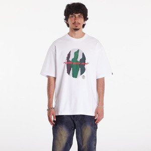 Tričko A BATHING APE Shark Shinji Ape Head Relaxed Fit Tee White XXL