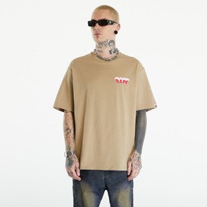 Tričko A BATHING APE Graffiti Bape Logo Relaxed Fit Tee Beige M