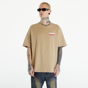 Tričko A BATHING APE Graffiti Bape Logo Relaxed Fit Tee Beige XXL