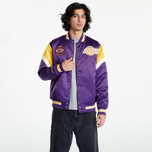 Bunda Mitchell & Ness NBA Heavyweight Satin Jacket Los Angeles Lakers Purple S