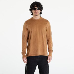 Tričko Rick Owens DRKSHDW Crewneck Long Sleeve T-Shirt Khaki Brown S