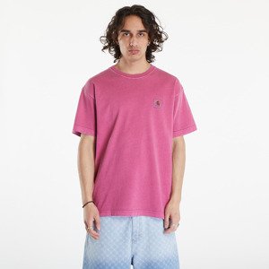 Tričko Carhartt WIP Nelson Short Sleeve T-Shirt UNISEX Magenta Garment Dyed XS