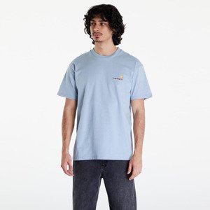 Tričko Carhartt WIP S/S American Script T-Shirt UNISEX Frosted Blue XL