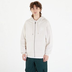 Mikina Daily Paper Circle Zip Hoodie Moonstruck Beige M