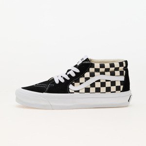 Tenisky Vans Sk8-Mid Reissue 83 LX Checkerboard Black/ Off White EUR 45