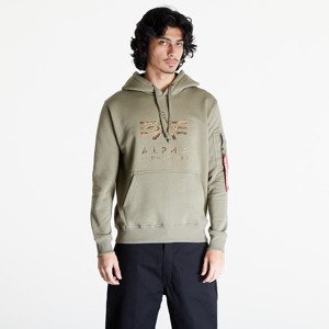 Mikina Alpha Industries Camo TPU Hoody Olive M