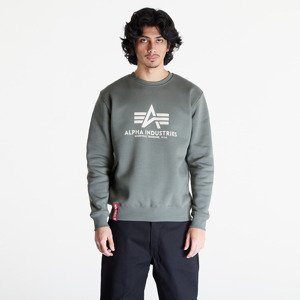 Mikina Alpha Industries Basic Sweater Vintage Green L