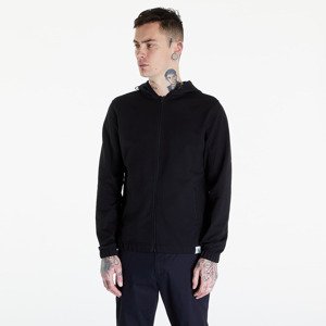 Mikina Calvin Klein Jeans Woven Tab Zip Through Black L