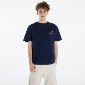 Tričko Tommy Jeans Reg Signature Tee Blue M