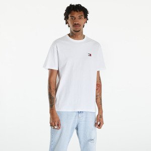 Tričko Tommy Jeans Regular Badge Tee White M