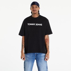 Tričko Tommy Jeans Logo Oversized Fit T-Shirt Black S