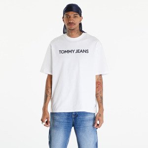 Tričko Tommy Jeans Logo Oversized Fit T-Shirt White M