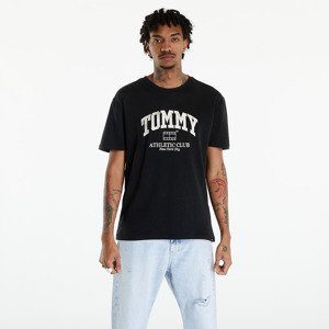 Tričko Tommy Jeans Varsity Logo T-Shirt Black XXL
