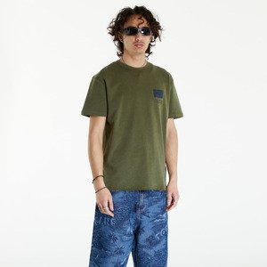 Tričko Tommy Jeans Regular Essential Flag Tee Drab Olive Green S