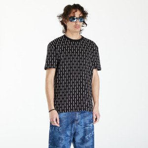 Tričko Tommy Jeans All Over Print Tape Tee Black S