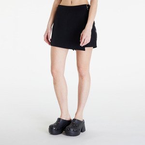 Šortky Calvin Klein Jeans Buckle Wrap Mini Skort Black S