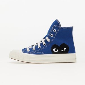 Tenisky Converse x Comme des Garçons PLAY Chuck 70 Hi Blue/ Black/ Egret EUR 42