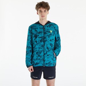 Bunda Under Armour Project Rock Iso Tide Hybrid Jacket Hydro Teal/ Black/ High-Vis Yellow M