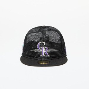 Kšiltovka New Era Colorado Rockies Mesh Patch 59FIFTY Fitted Cap Black 7 1/8