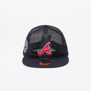 Kšiltovka New Era Atlanta Braves MLB Mesh Patch 59FIFTY Fitted Cap Navy 7 3/8