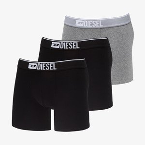 Boxerky Diesel Umbx-Sebastianthreepac Boxer Long 3-Pack Black/ Grey S