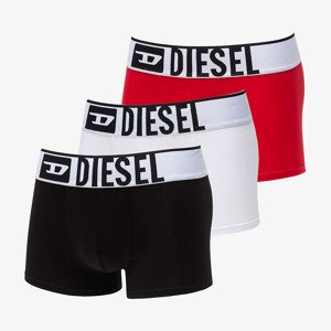 Boxerky Diesel Umbx-Damienthreepack-XL Logo Boxer 3-Pack White/ Red/ Black S