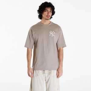 Tričko New Era MLB League Essentials LC OS Tee New York Yankees UNISEX Ash Brown/ Off White XL