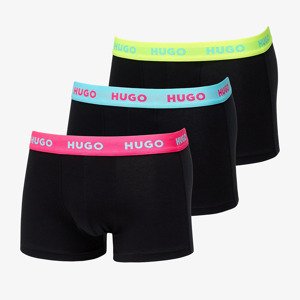 Boxerky Hugo Boss Triplet 3-Pack Trunk Black XL