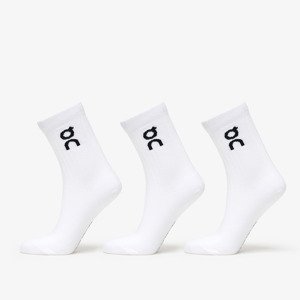 Ponožky On Logo Sock 3-Pack White XL